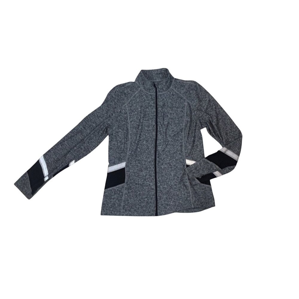 Beyond Yoga Womens Grey Full-Zip Jacket XL 1873
